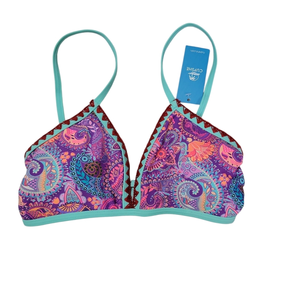 3 For $15 NWT  Bikini Top W/Adjustable Straps Light Padding Sz XS
